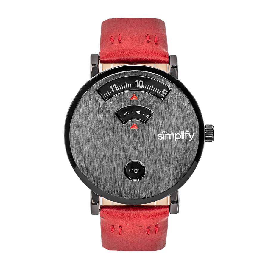 Simplify The 7000 Black Dial Unisex Watch SIM7003