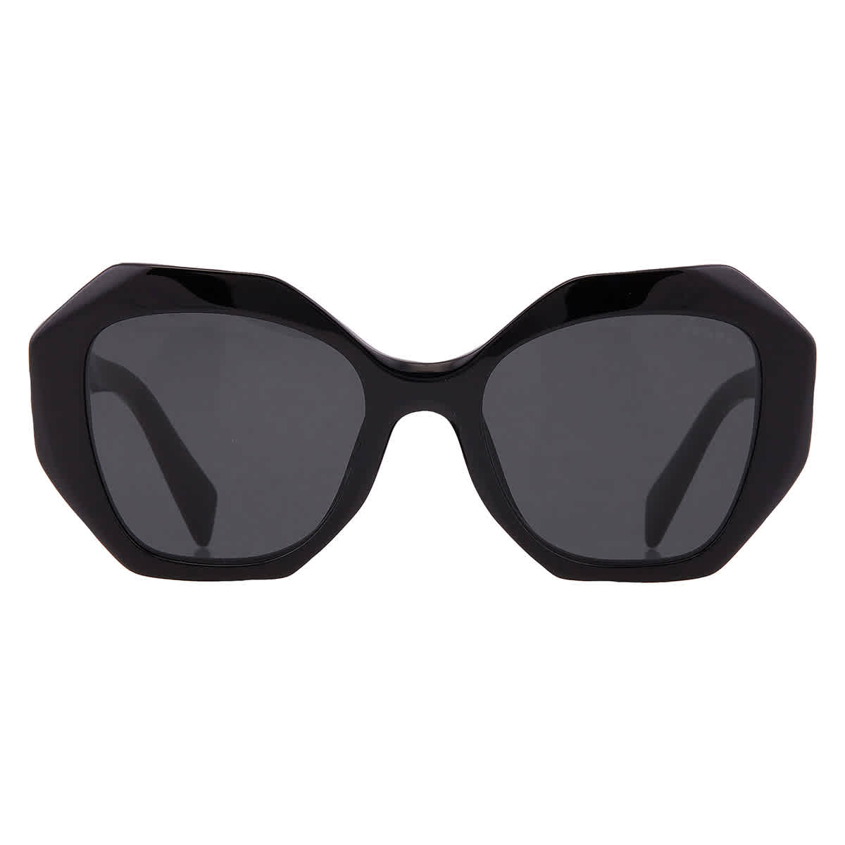 Prada Woman Sunglass PR 16WS -  Frame color: Black, Lens color: Dark Grey