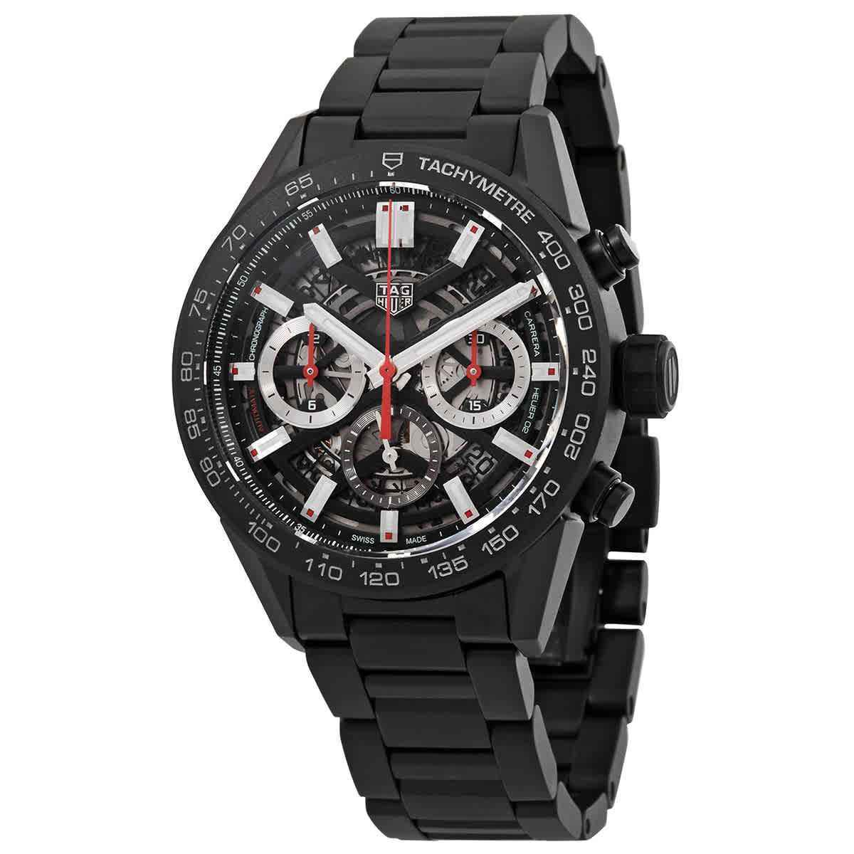 Tag Heuer Carrera Chronograph Automatic Black Dial Mens Watch CBG2090BH0661 5475$