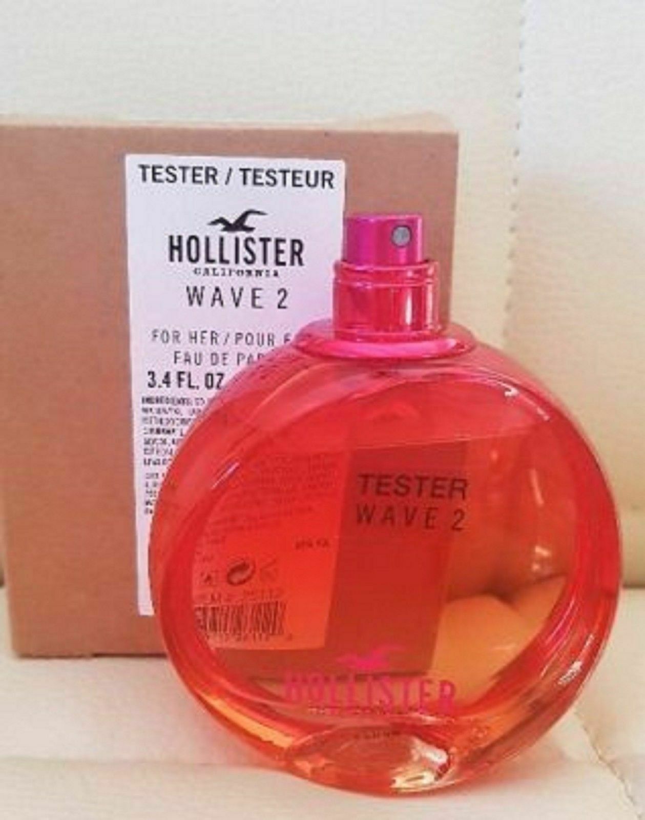 Hollister Ladies Wave 2 For Her EDP Spray 34 oz Tester Fragrances 085715261120 17$