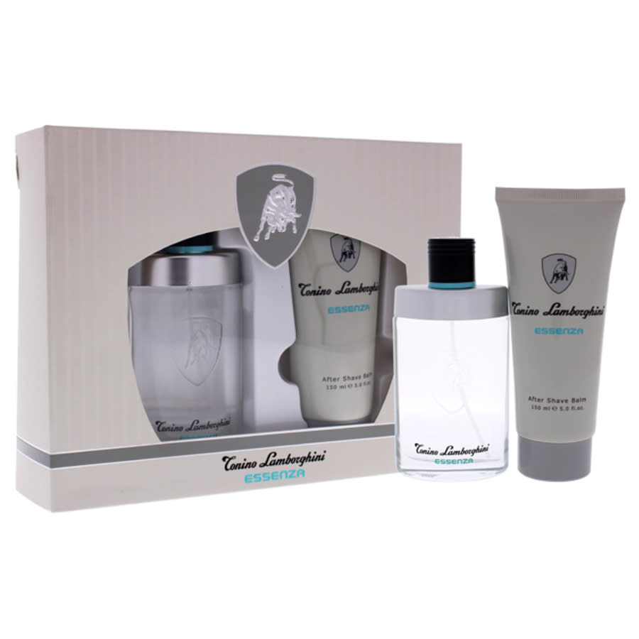 Essenza by Tonino Lamborghini for Men - 2 Pc Gift Set 2.5oz EDT Spray, 5oz After Shave Balm