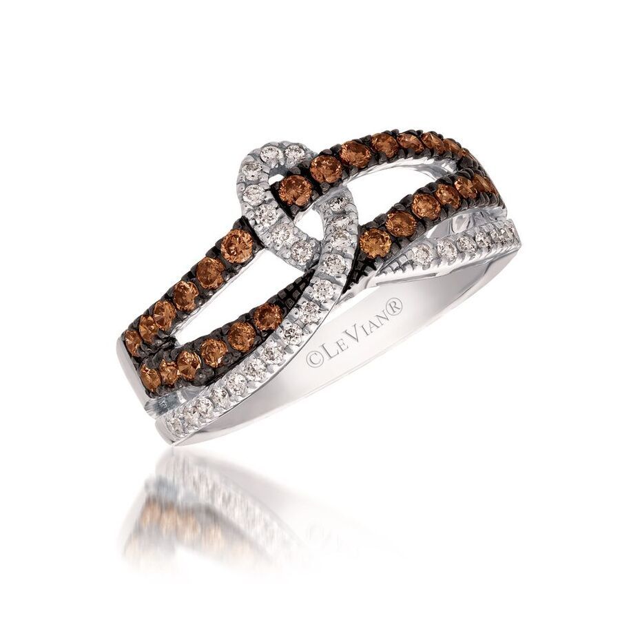 Le Vian Ladies Chocolatier Rings set in 14K Vanilla Gold 895$