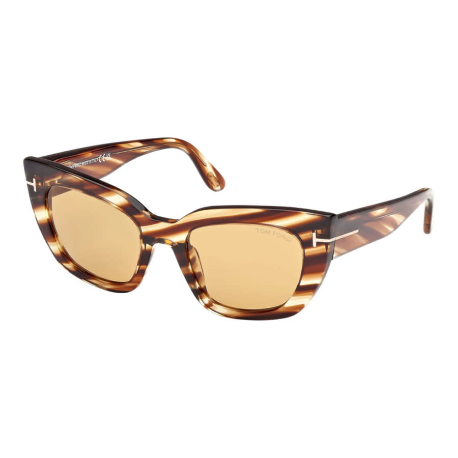 Tom Ford Ladies Black Cat Eye Sunglasses FT1190 53E
