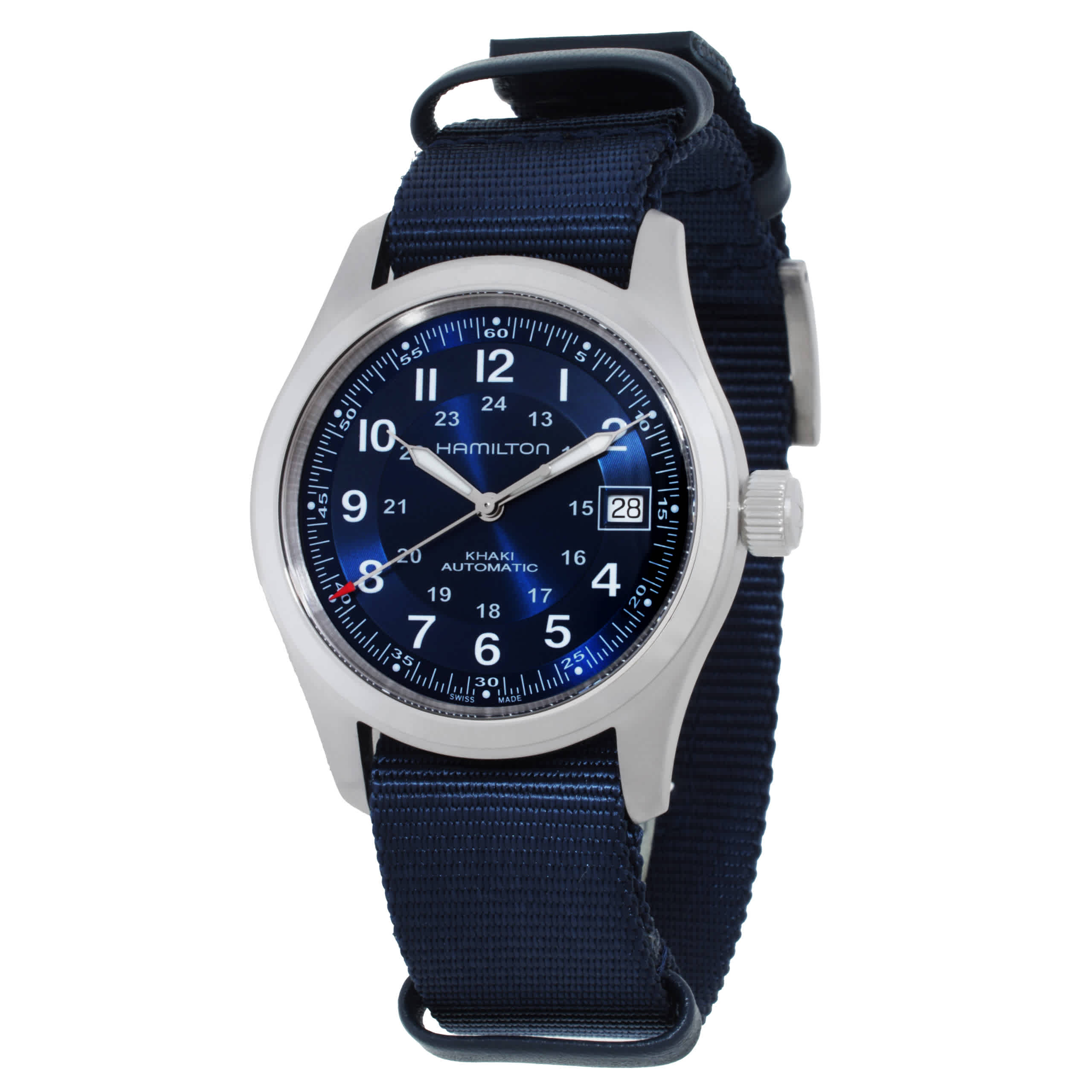 Hamilton Khaki Field Automatic Blue Dial Mens Watch H70455940 597$