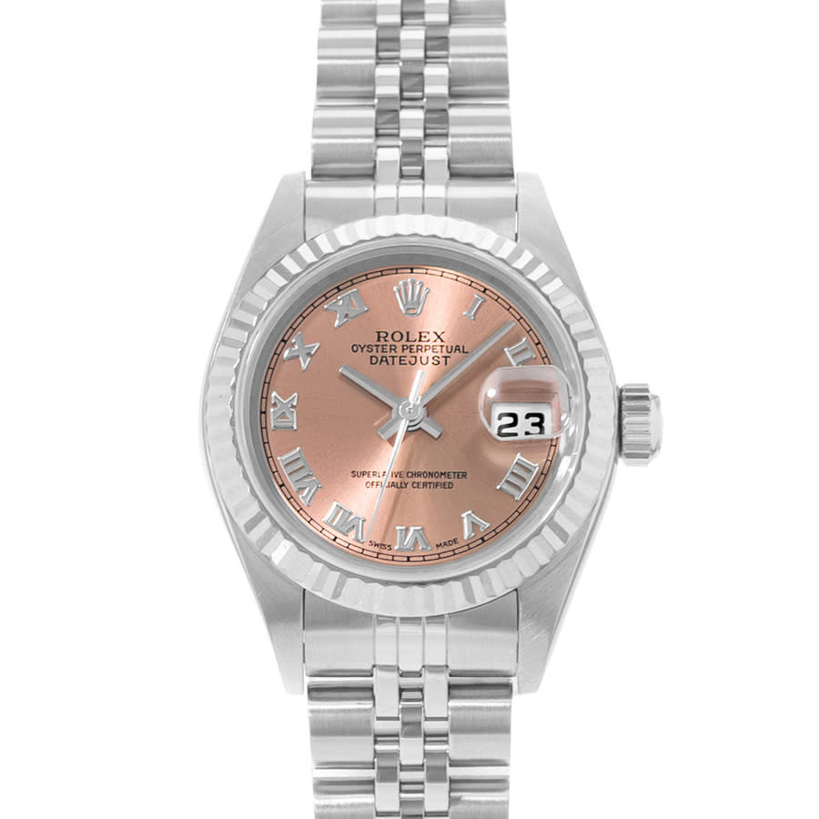 Preowned Rolex Datejust 26 Automatic Chronometer Pink Dial Mens Watch 79174 PRJ