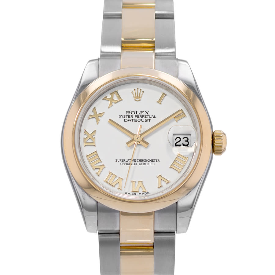 Preowned Rolex Datejust 31 Automatic Chronometer White Dial Ladies Watch 178243 WRO