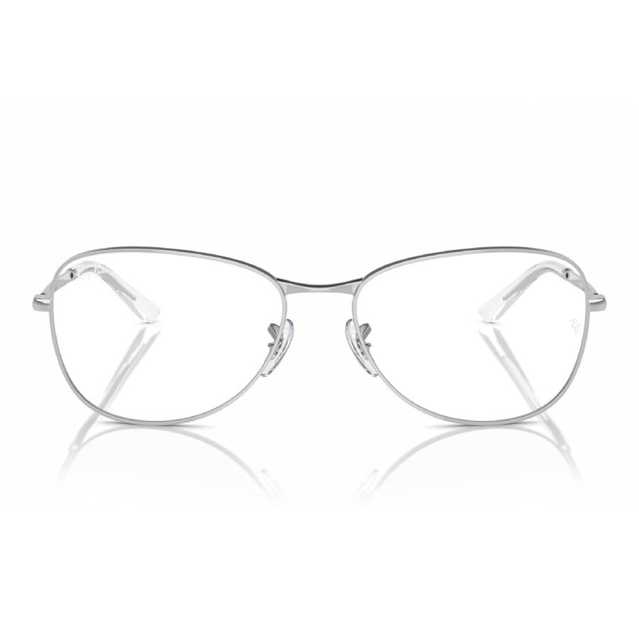 Ray-Ban Rb3733v Optics Eyeglasses Silver Frame Clear Lenses Polarized 54-17