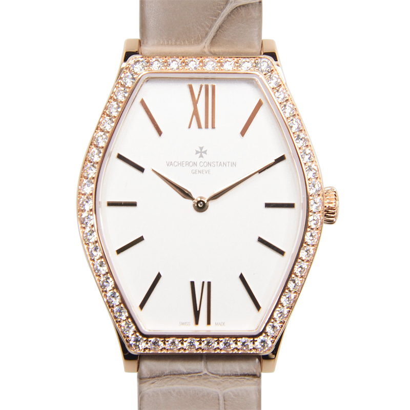 Vacheron Constantin Malte Silver Diamond Pave Dial Ladies Watch 25530000R-9802 29070$