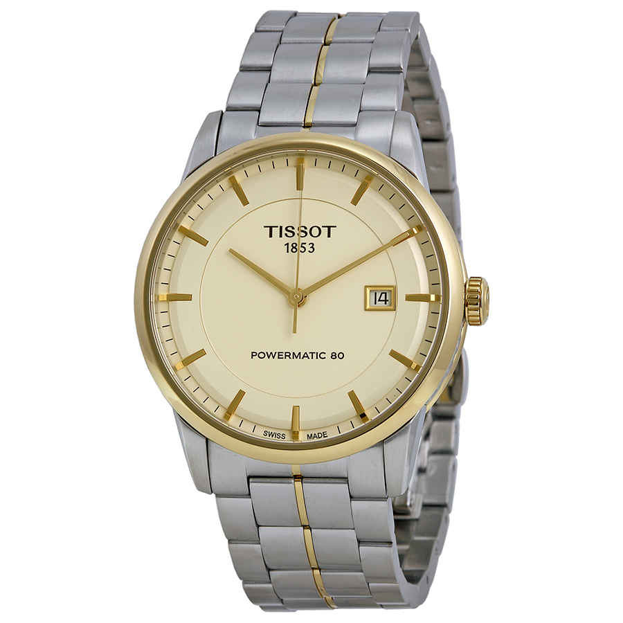 Tissot Powermatic 80 Ivory Dial Men's Watch T0864072226100 eBay