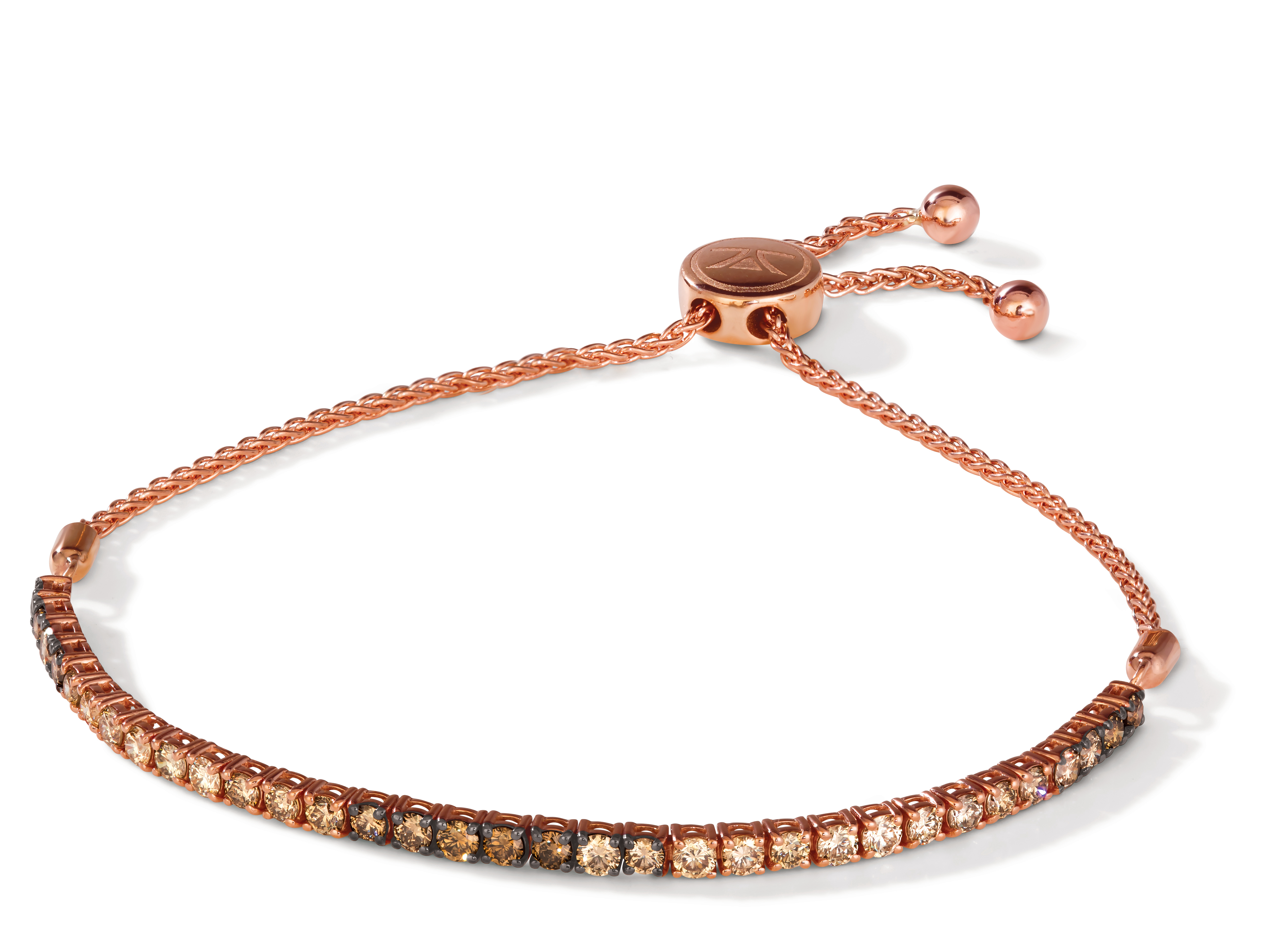 Le Vian Ladies Bolo Bracelets set in 14K Strawberry Gold 1425$