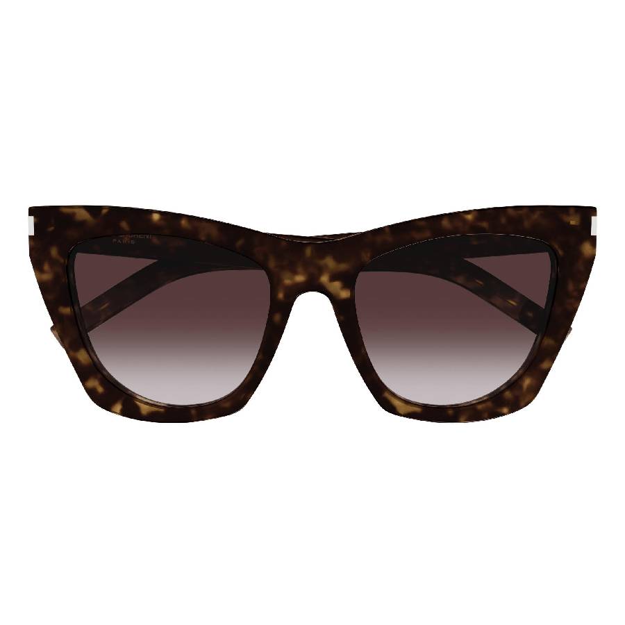 Saint Laurent Purple Cat Eye Ladies Sunglasses SL 214 KATE 031 55