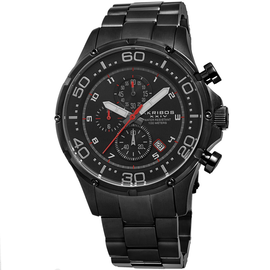 Akribos XXIV Black Mens Watch AK663BK 134$