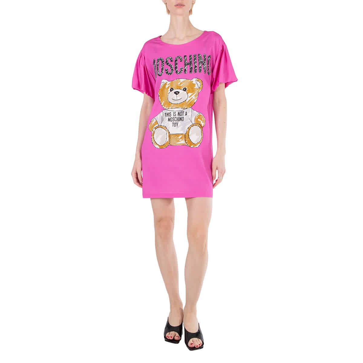 Pink moschino shirt hotsell