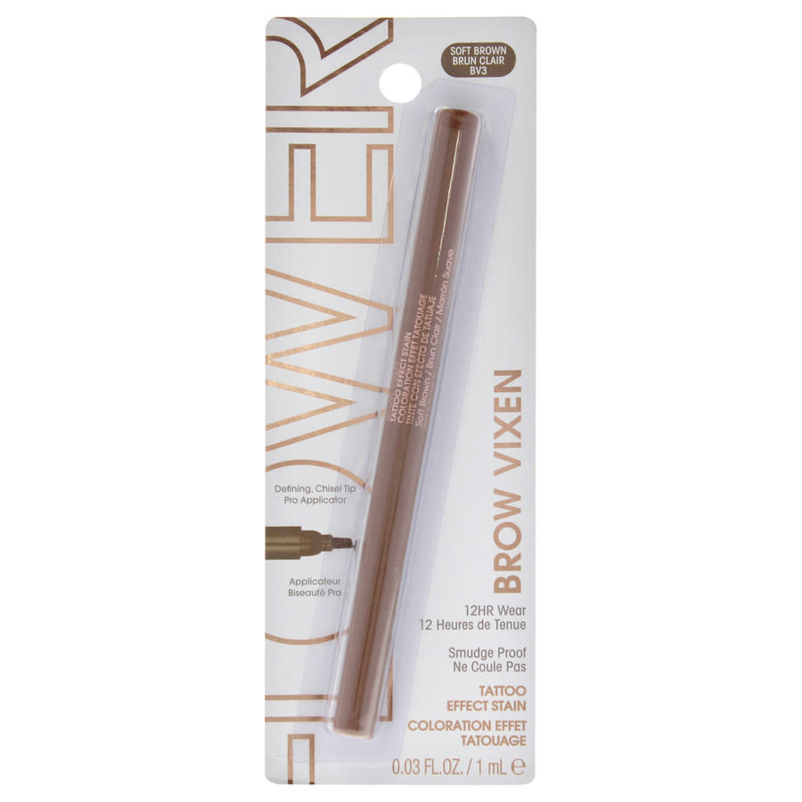 Flower Beauty Ladies Brow Vixen Tattoo Effect Brow Stain 003 oz BV3 Soft Brown Makeup 840797115255 10$