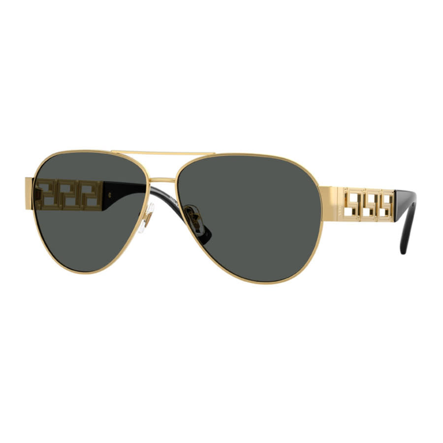 Versace Man Sunglass VE2289 -  Frame color: Gold, Lens color: Dark Grey