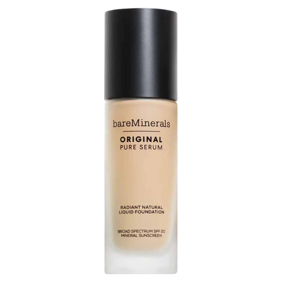 Bareminerals Ladies Original Pure Serum Radiant Natural Liquid Foundation Mineral SPF 20 1 oz Fair Warm 1 Makeup 194248097806 35$