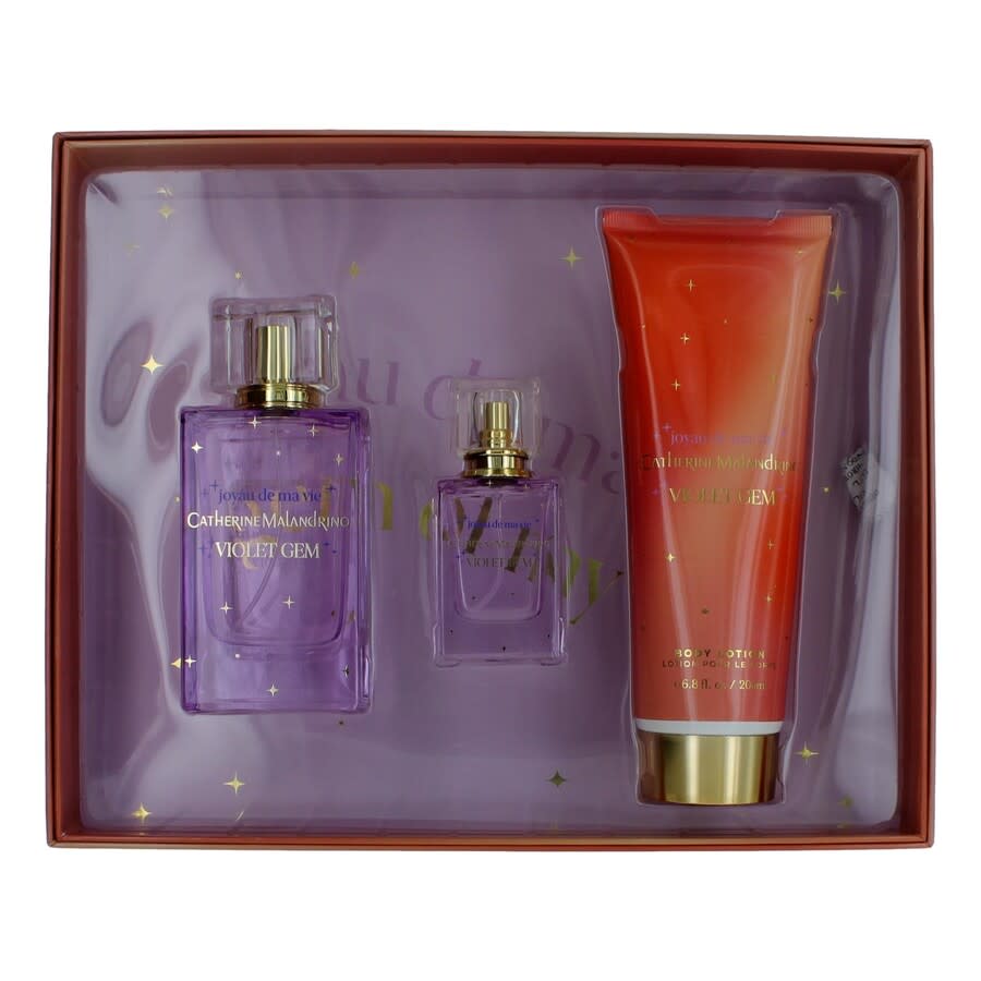 Catherine Malandrino Ladies Violet Gem Gift Set Fragrances 810044125986