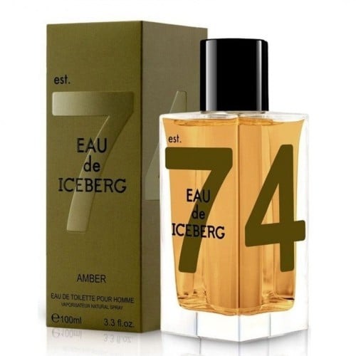 Iceberg Mens Eau De Iceberg Amber EDT Spray 3.4 oz Fragrances 8057714450074