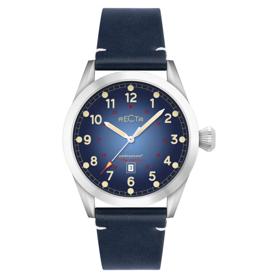 Recta Cavalier Quartz Blue Dial Mens Watch RT-3005-05