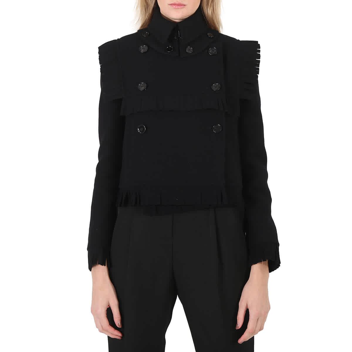 Burberry cropped trench top