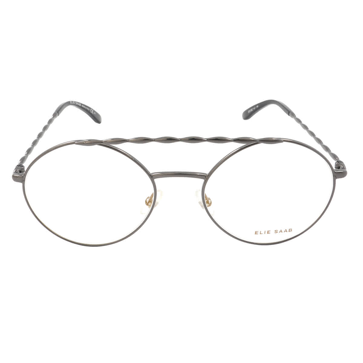 Elie Saab Demo Round Ladies Eyeglasses ES 052 KJ1 55 66$