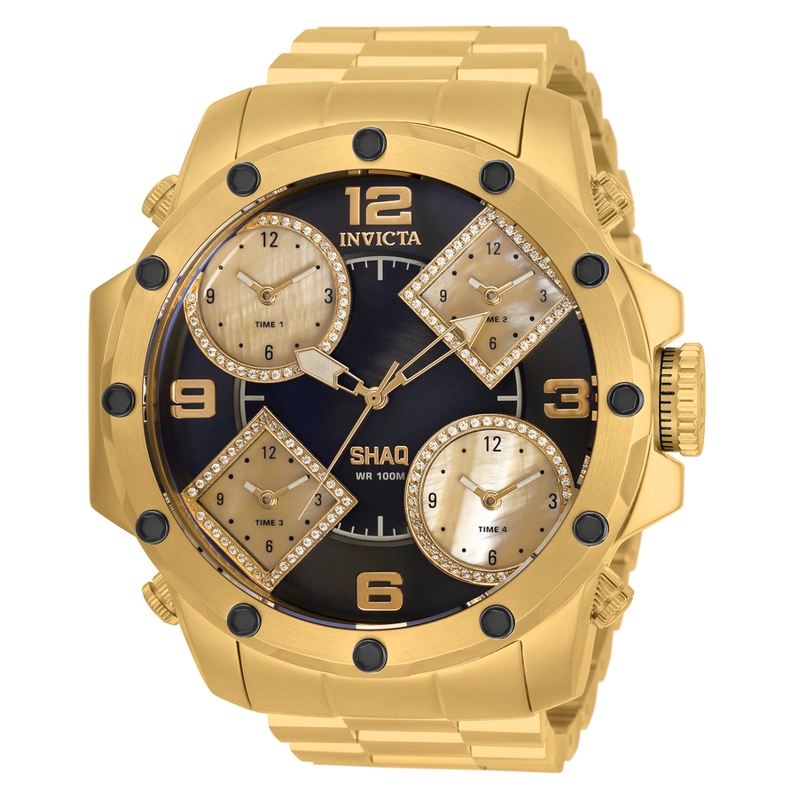 Invicta SHAQ Quartz Diamond Black Dial Men's Watch 33867 886678405589