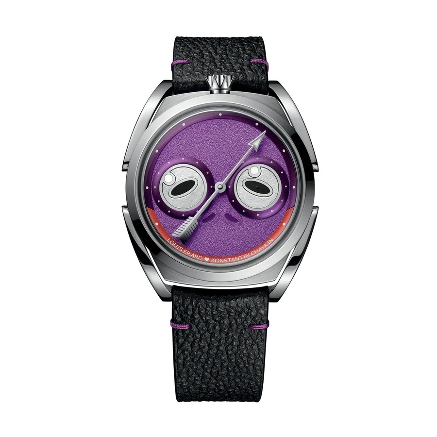 Louis Erard Le Regulateur Purple Dial Mens Watch 85340AA02.BVA192