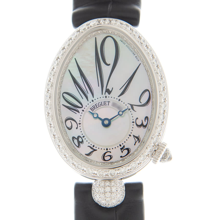 Breguet Reine De Naples Automatic Diamond White Dial Ladies Watch 8928BB5W944DD0D3L 30730$