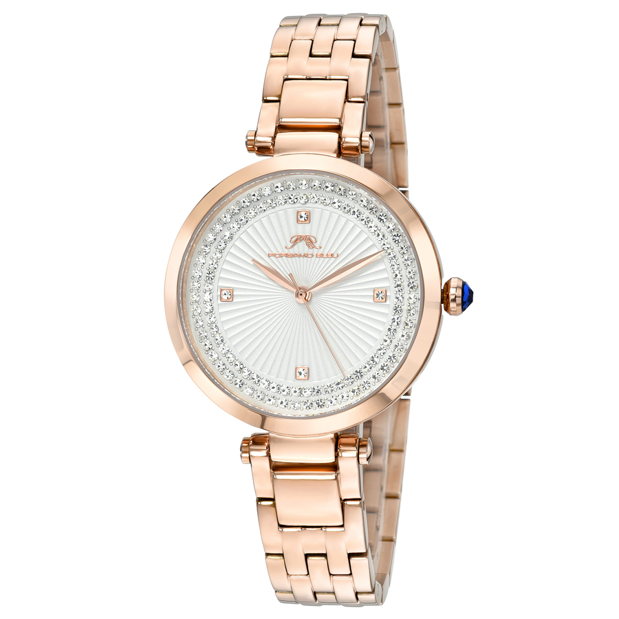 Porsamo Bleu Natalie Quartz White Dial Ladies Watch 1251CNAS 212$