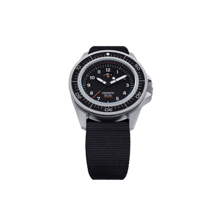 Unimatic Modello Uno GMT Quartz Black Dial Mens Watch UT1-GMT