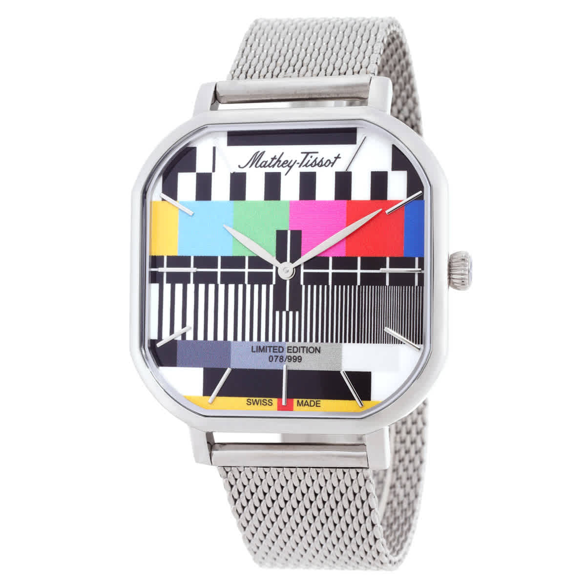 Mathey-Tissot Monsoon Square Multi-Color Dial Men's Watch H7917TV