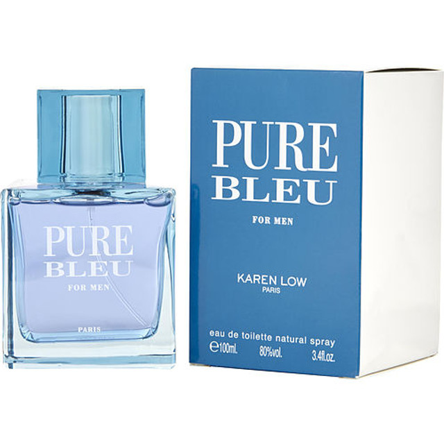 Karen Low Mens Pure Bleu EDT Spray 34 oz Fragrances 3700134405449 20$