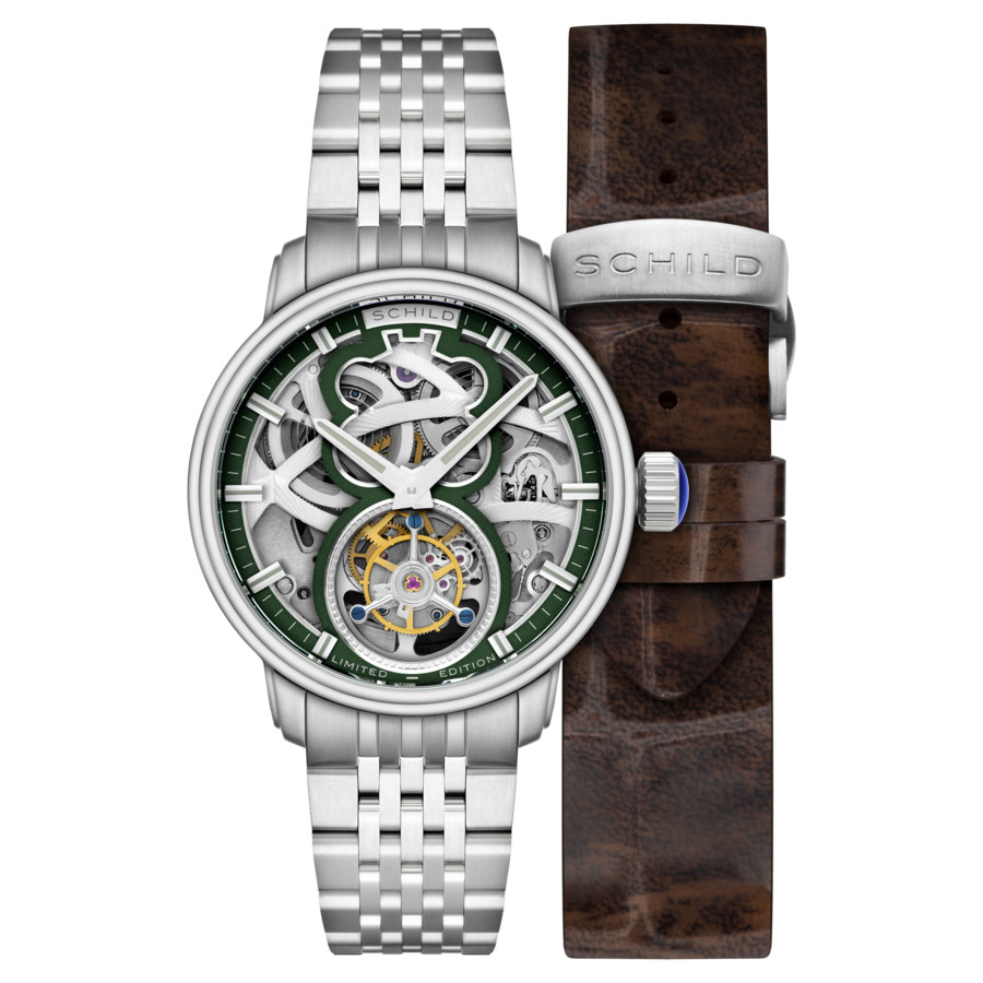 Schild Maximillian Green Dial Mens Watch SC-1002-33