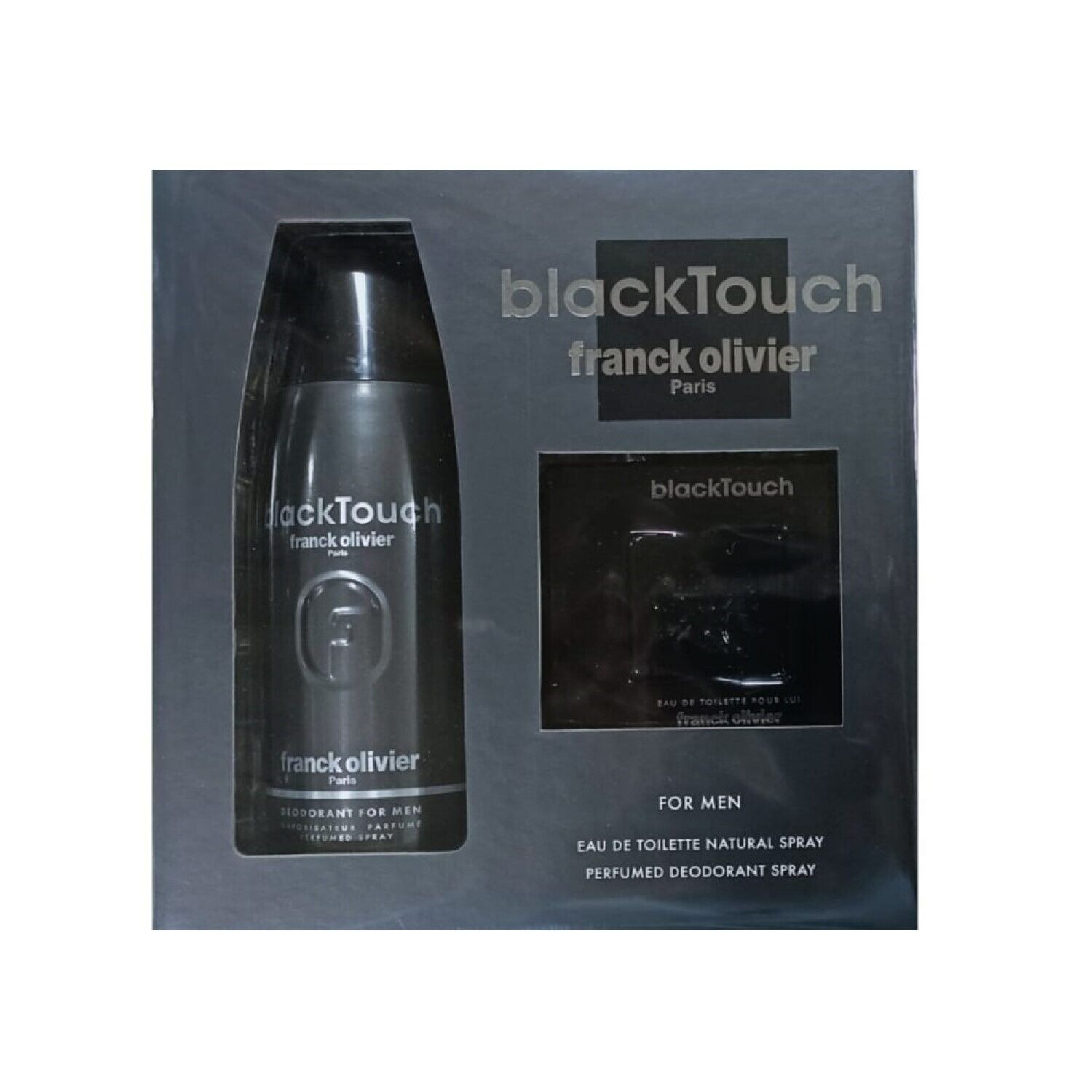 Franck Olivier Mens Black Touch Gift Set Fragrances 3516642218903 24$