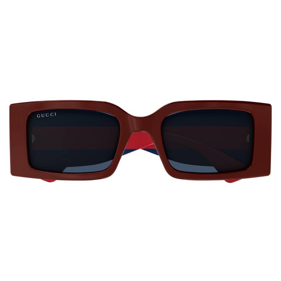 Gucci Grey Rectangular Ladies Sunglasses GG1860S 003 52