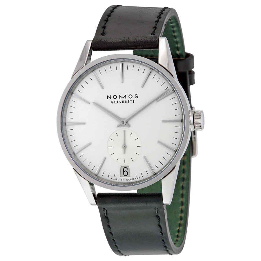 Nomos Zurich Datum Automatic White Dial Stainless Steel Mens Watch 802 3542$