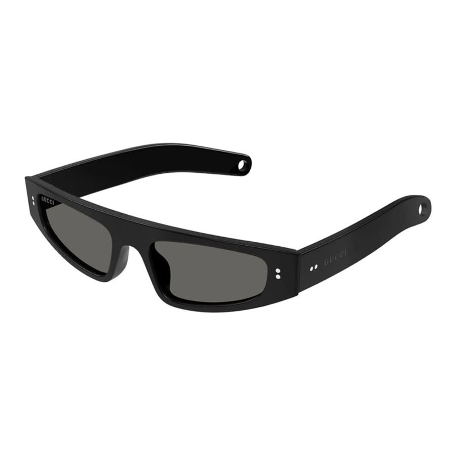 Gucci GG1634S007 Acetate Rectangular Sunglasses — Black