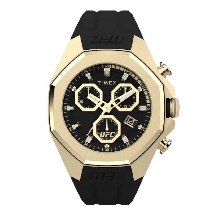 Timex UFC Street Chronograph Quartz Black Dial Mens Watch TW2W69800 104$