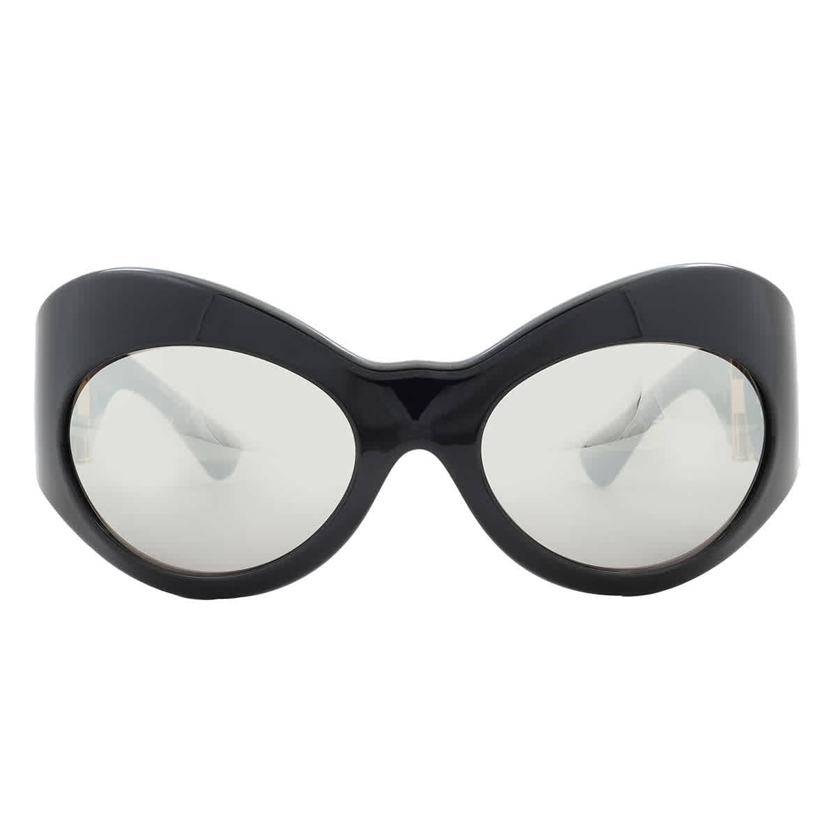 Versace Light Grey Irregular Ladies Sunglasses VE4462 GB1/6G 58