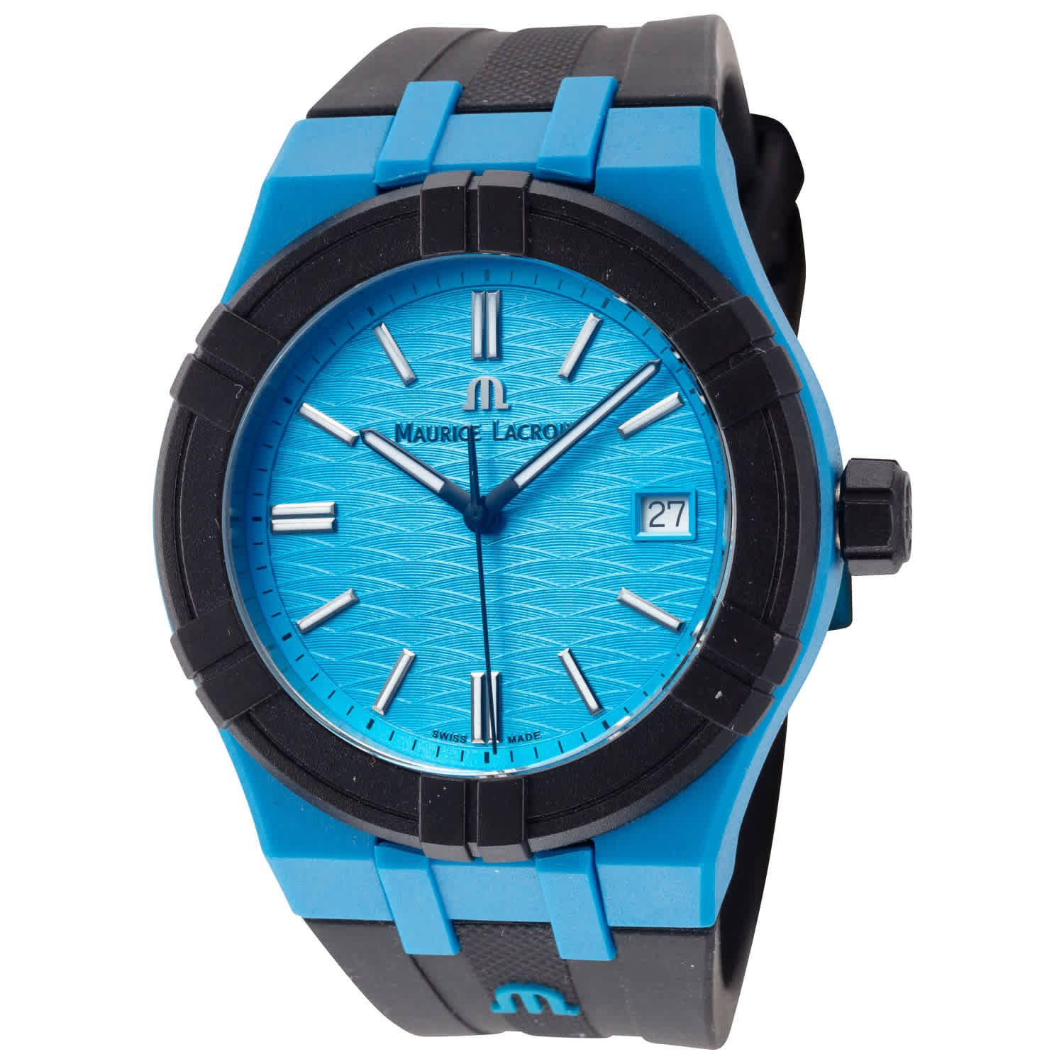 Maurice Lacroix Aikon Tide Quartz Blue Dial Mens Watch AI2008-80080-300-0 143$