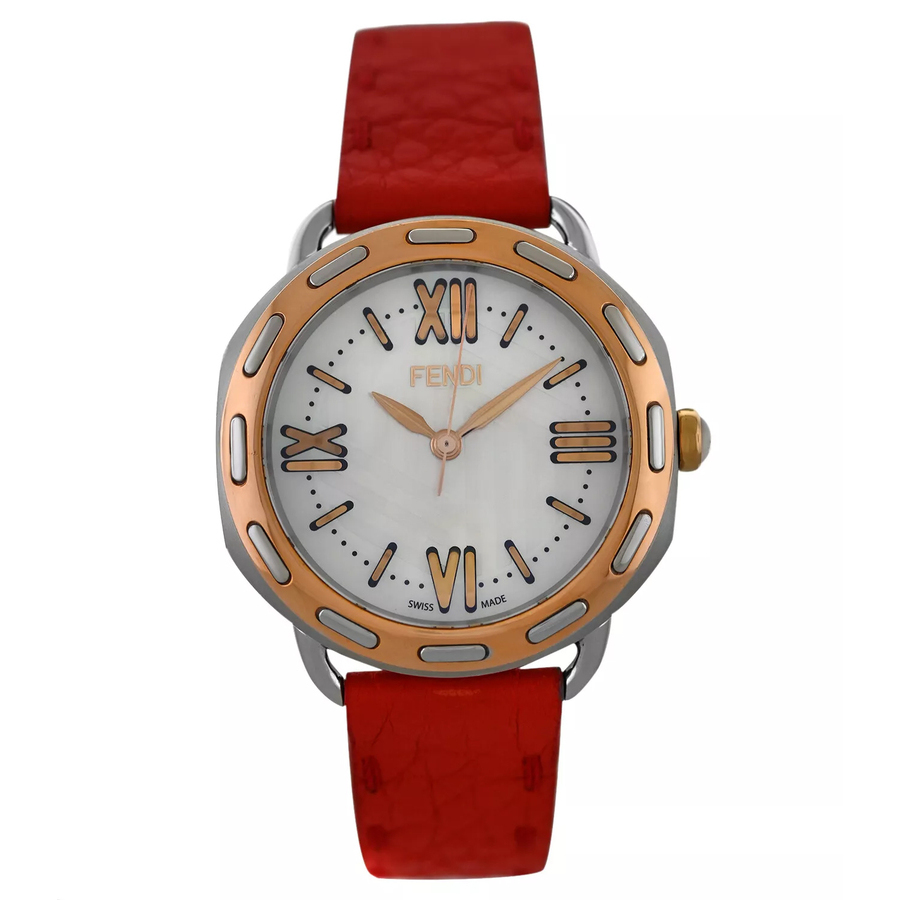 Fendi Selleria Quartz White Dial Ladies Watch F8302345H0 600$