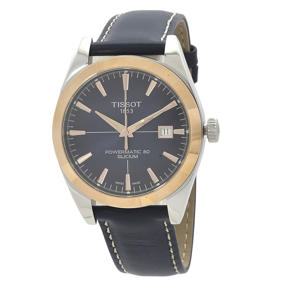 Tissot Gentleman Powermatic 80 Silicium Automatic Chronometer Blue