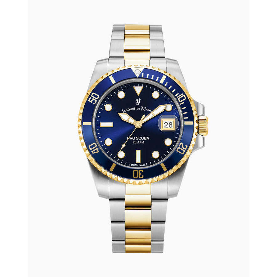 Jacques Du Manoir Pro Scuba 43 Blue Dial Mens Watch JWG02806