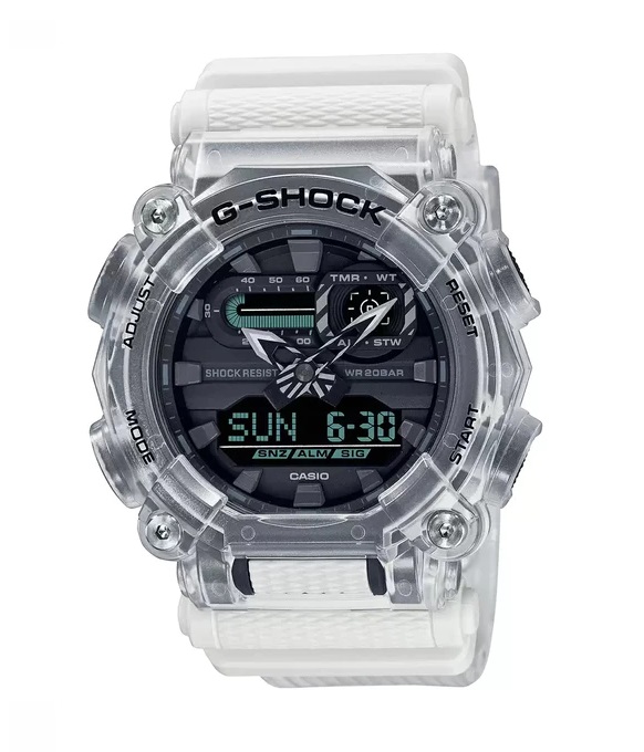 Casio G-Shock Alarm World Time Quartz Analog-Digital Black Dial Watch GA-900SKL-7ADR 79$