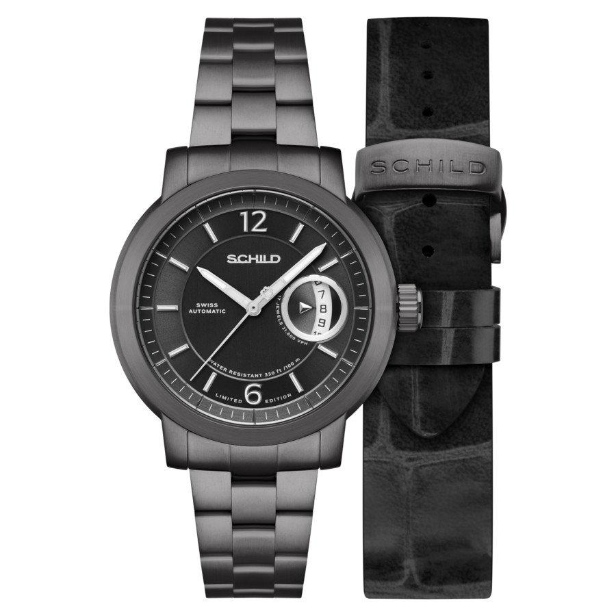 Schild Heinrich Minimal Automatic Grey Dial Mens Watch SC-1015-55