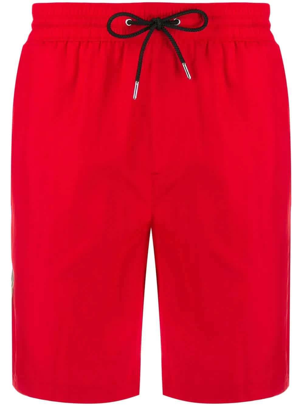 burberry swimsuit mens red