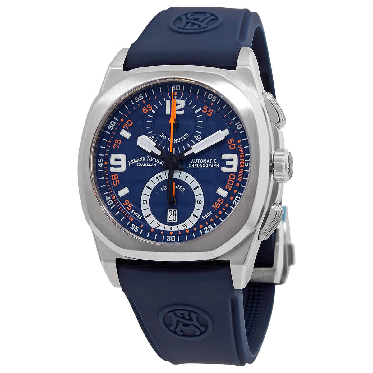 Armand Nicolet JH9 Chronograph Automatic Blue Dial Mens Watch A668HAA-BO-GG4710U 1584$