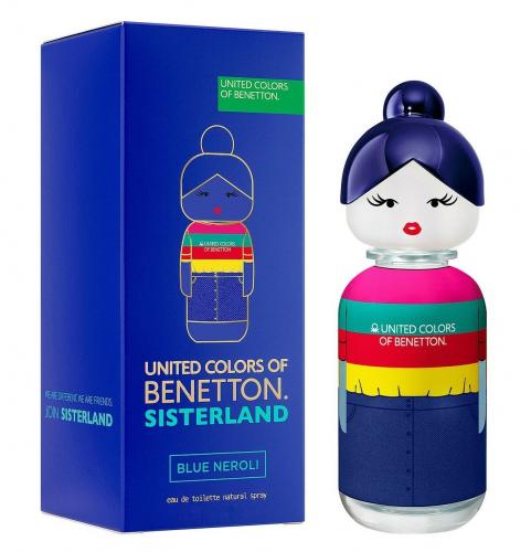 Benetton Ladies Sisterland Blue Neroli EDT 2.7 oz Fragrances 8433982018701