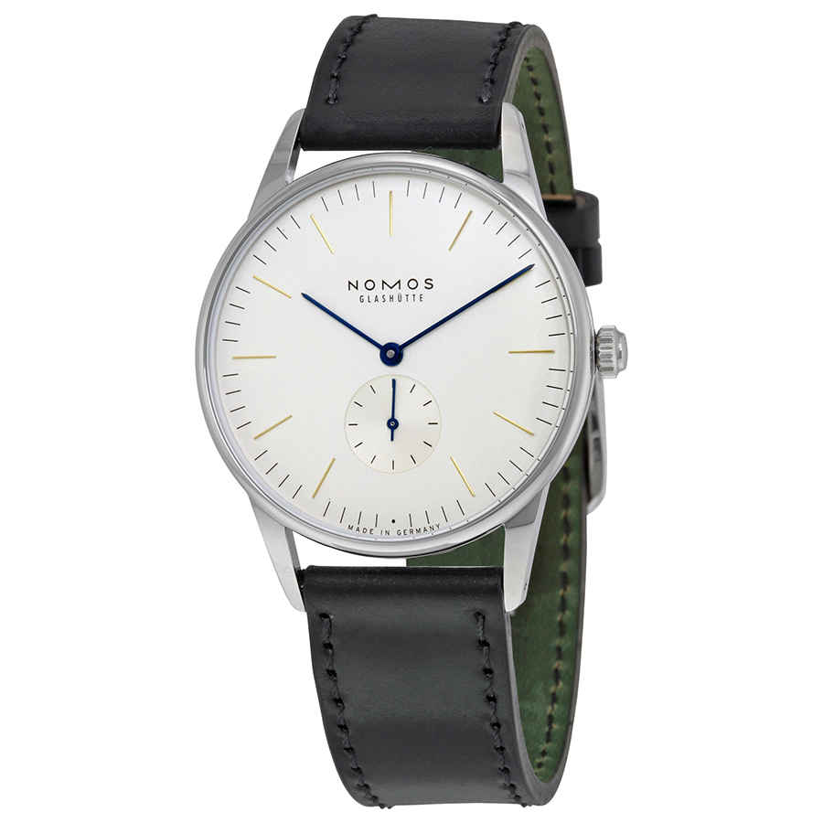 Nomos Orion 38 White Dial Stainless Steel Mens Watch 384
