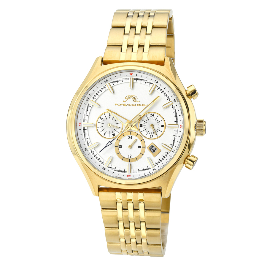 Porsamo Bleu Charlie Gold-tone Dial Mens Watch 1261ECHS 212$